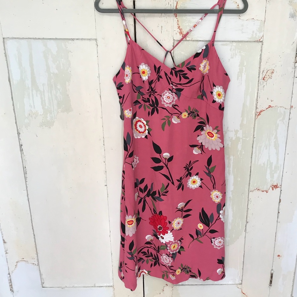 NWOT Soft Pink LOFT Floral Summer Dress